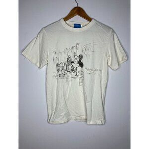 Tokyo Disney Resort Mickeys Toontown Sketches T-Shirt Women's Small Rare